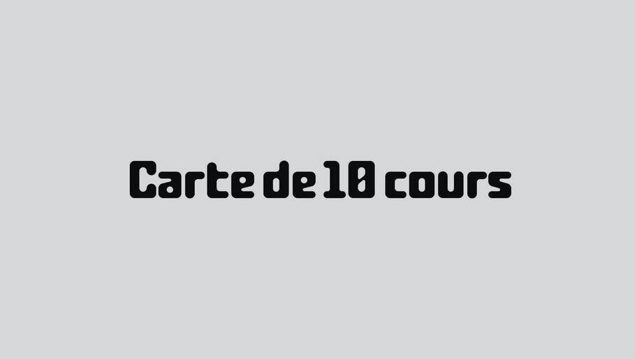 Carte de 10 cours
